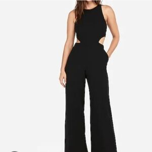 Express Black Cutout Jumpsuit